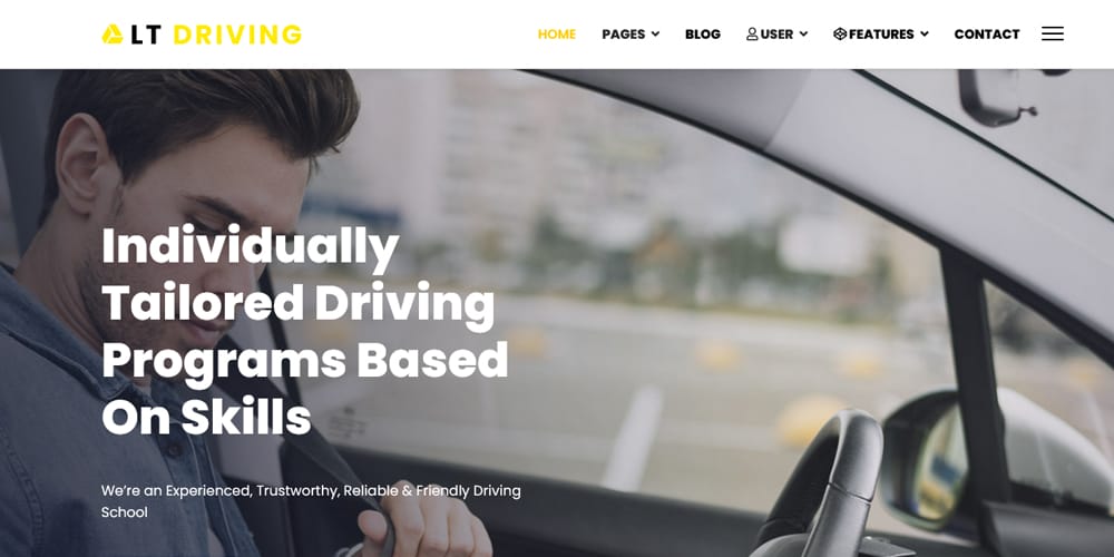Driving School Joomla Template