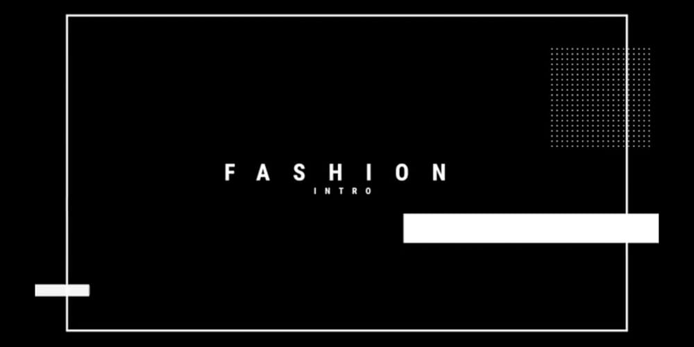 Fashion Glitch Intro