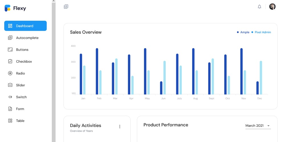 Flexy React Material Admin Lite
