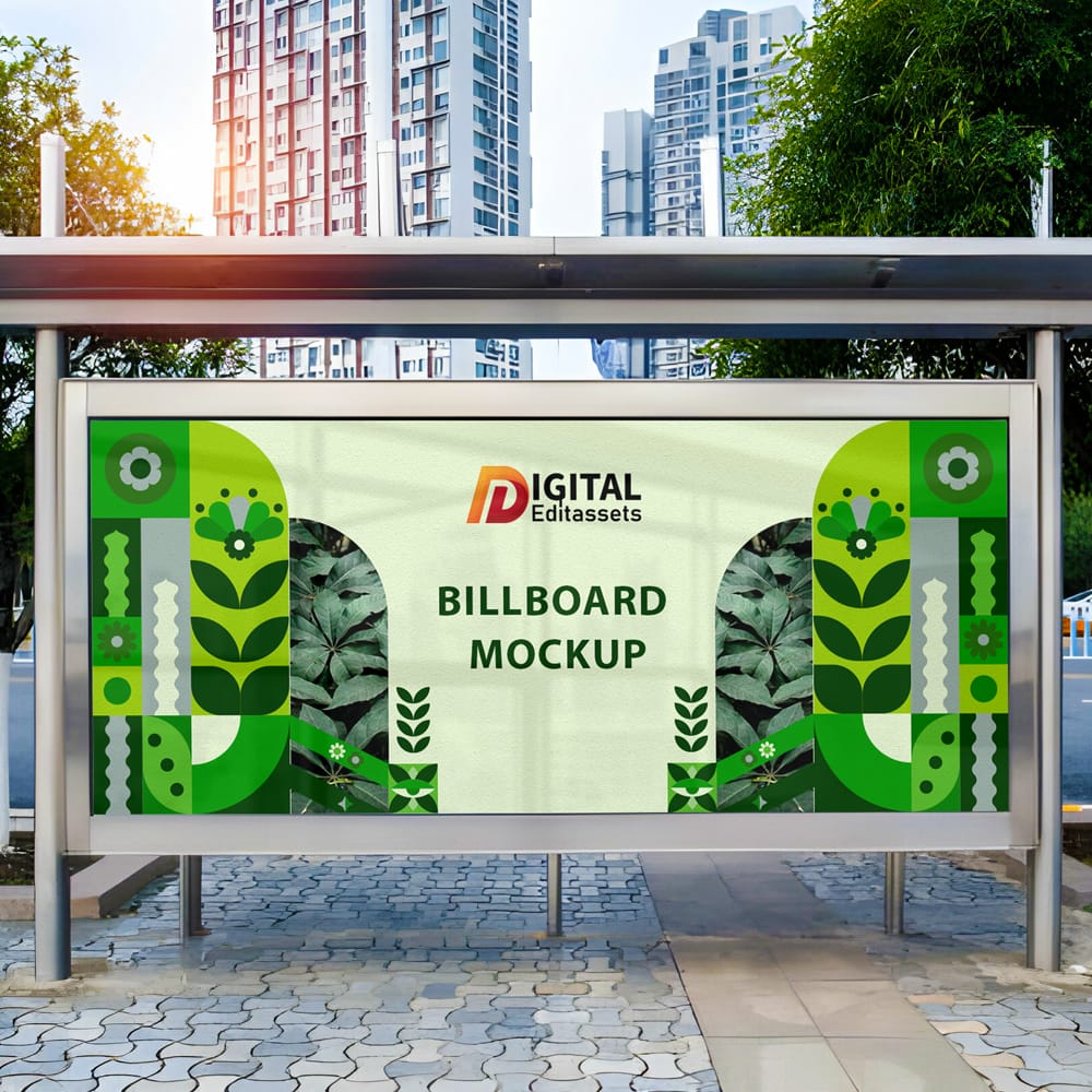 Free Billboard Mockup Design PSD