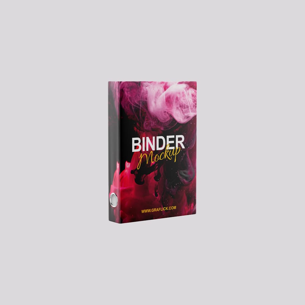 Free Binder Mockup PSD