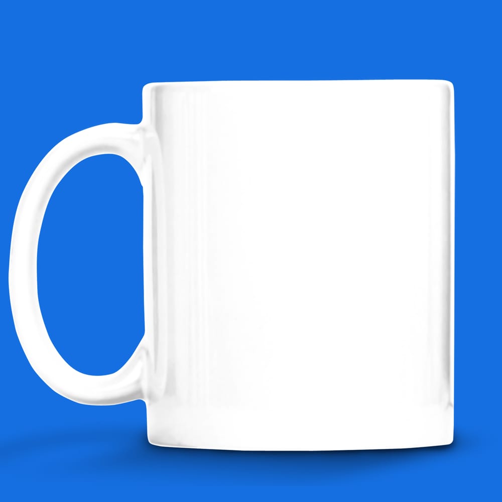 Free Bru Coffee Mug Mockup PSD