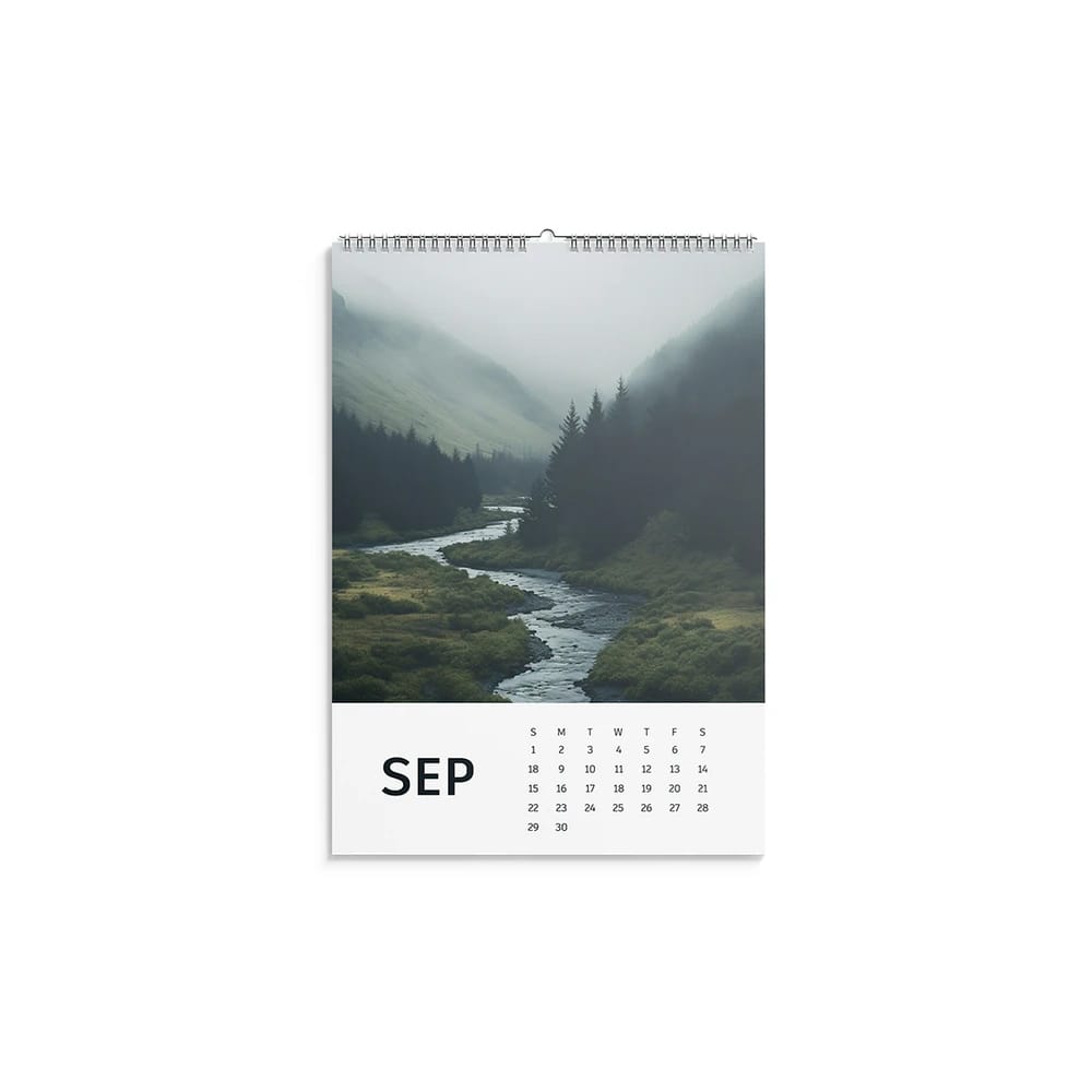 Free Calendar Mockup Design PSD