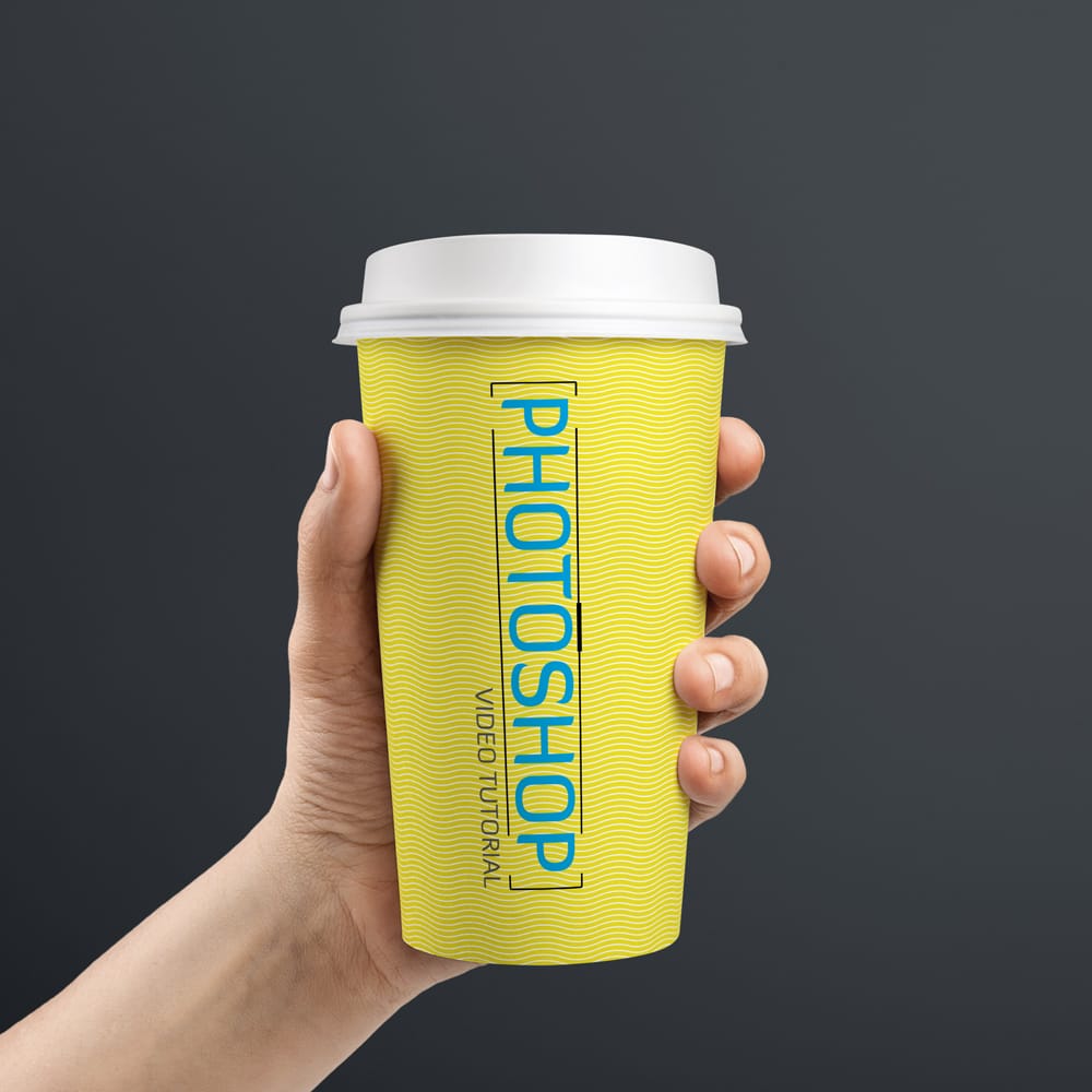 Free Coffee Can Mockup PSD