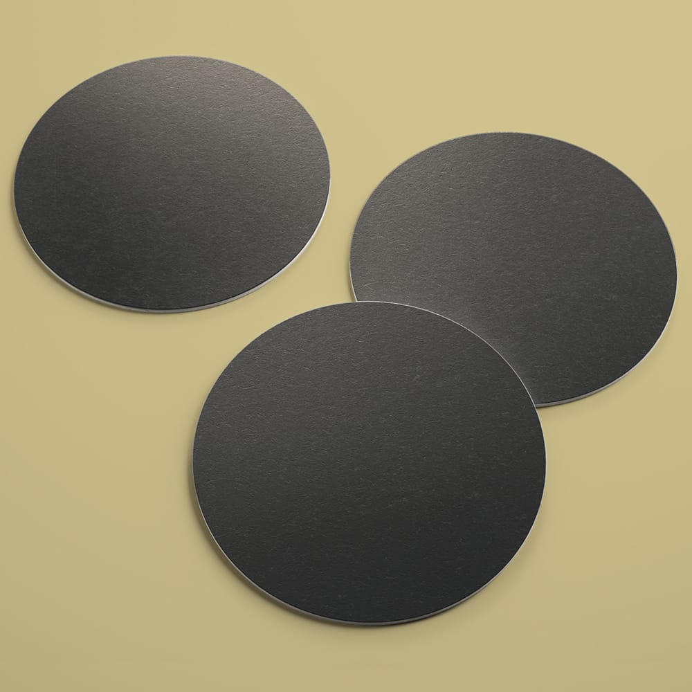 Free Coffee Coaster Mockup PSD