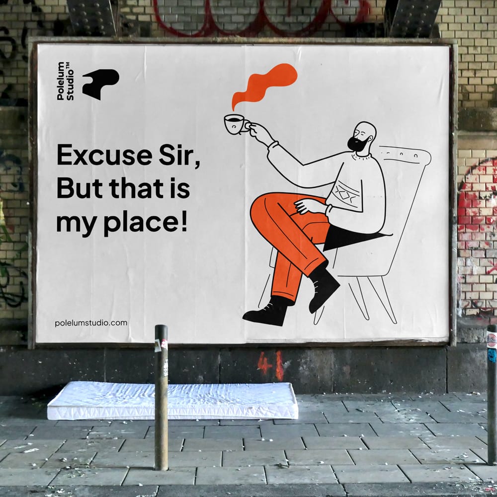 Free Dirty Billboard Mockup PSD