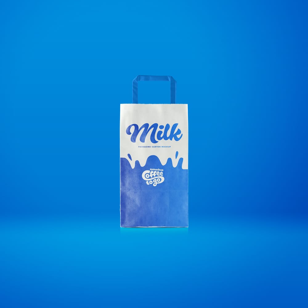 Free Editable Shopping Bag Mockup PSD