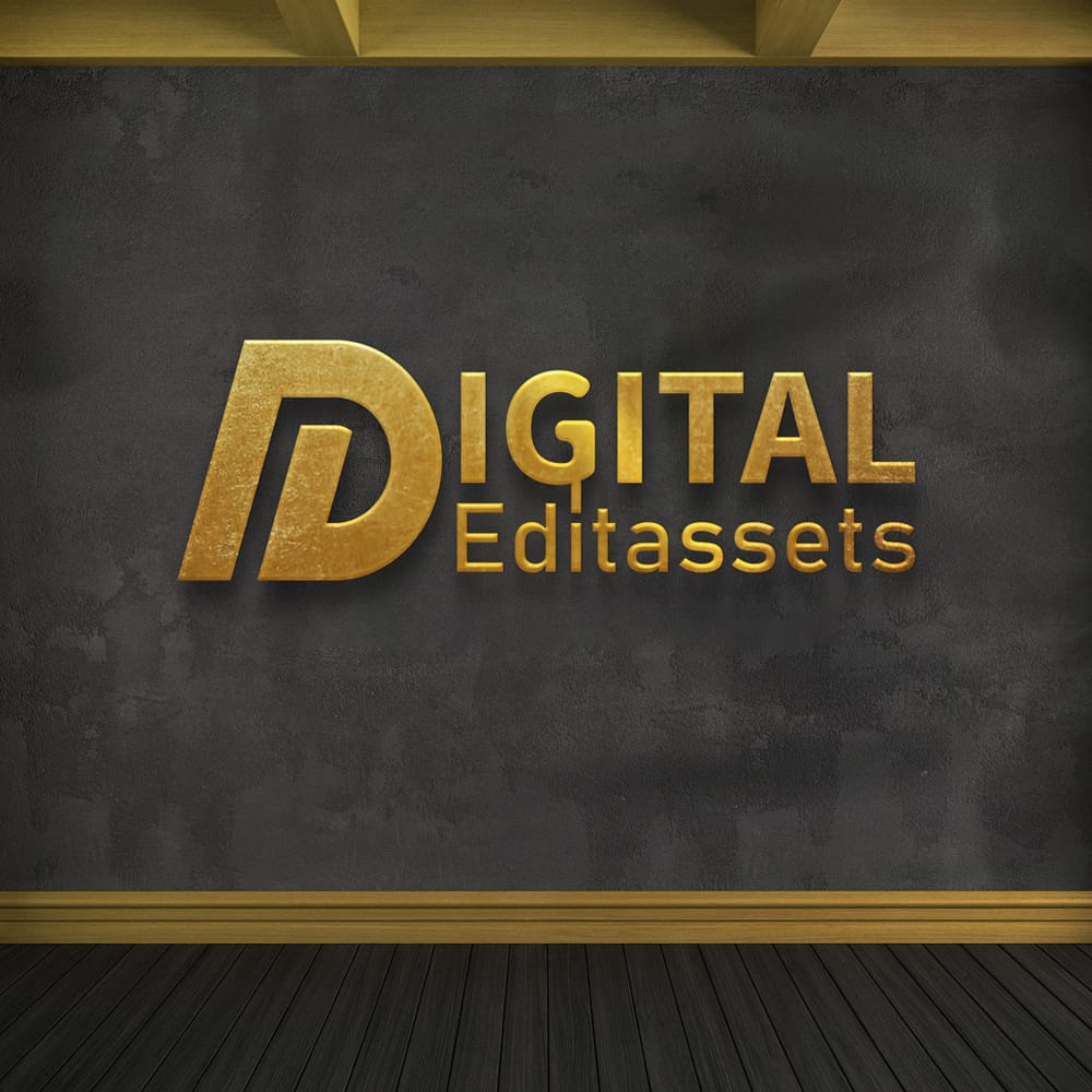 Free Golden Logo Mockup PSD