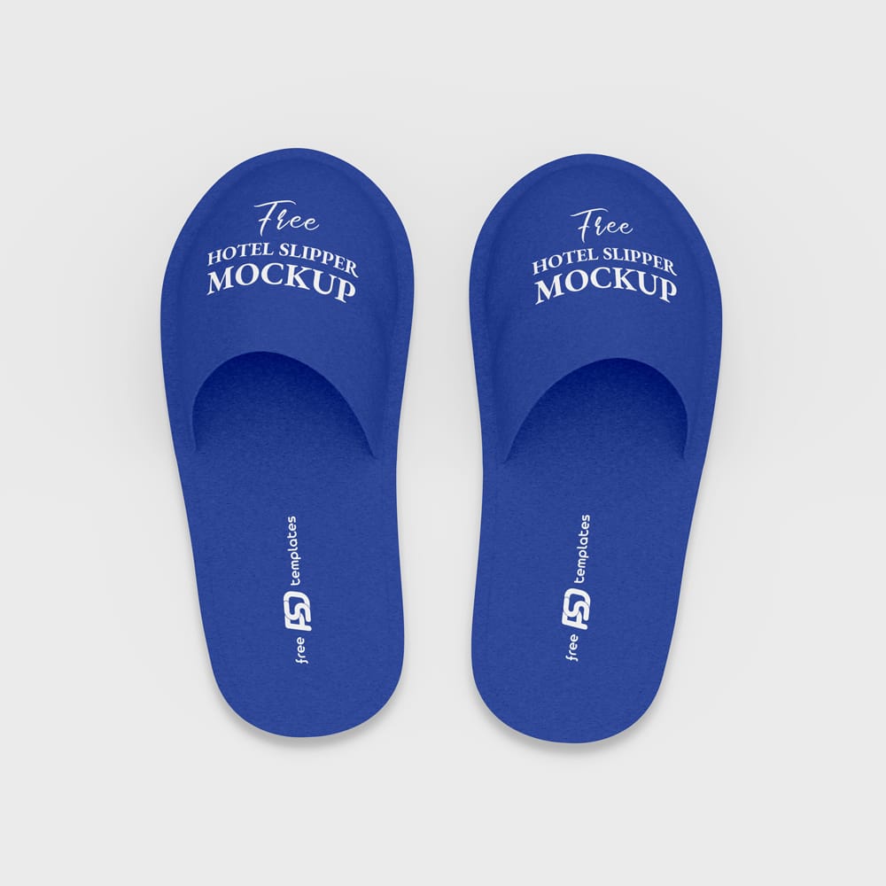 Free Hotel Slipper Mockup PSD