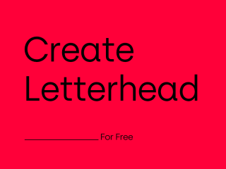 Free Letterhead Design Online Tools