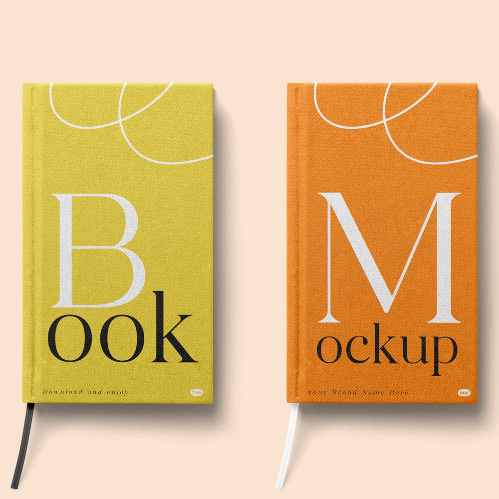 Free Lying Notebook Mockups PSD