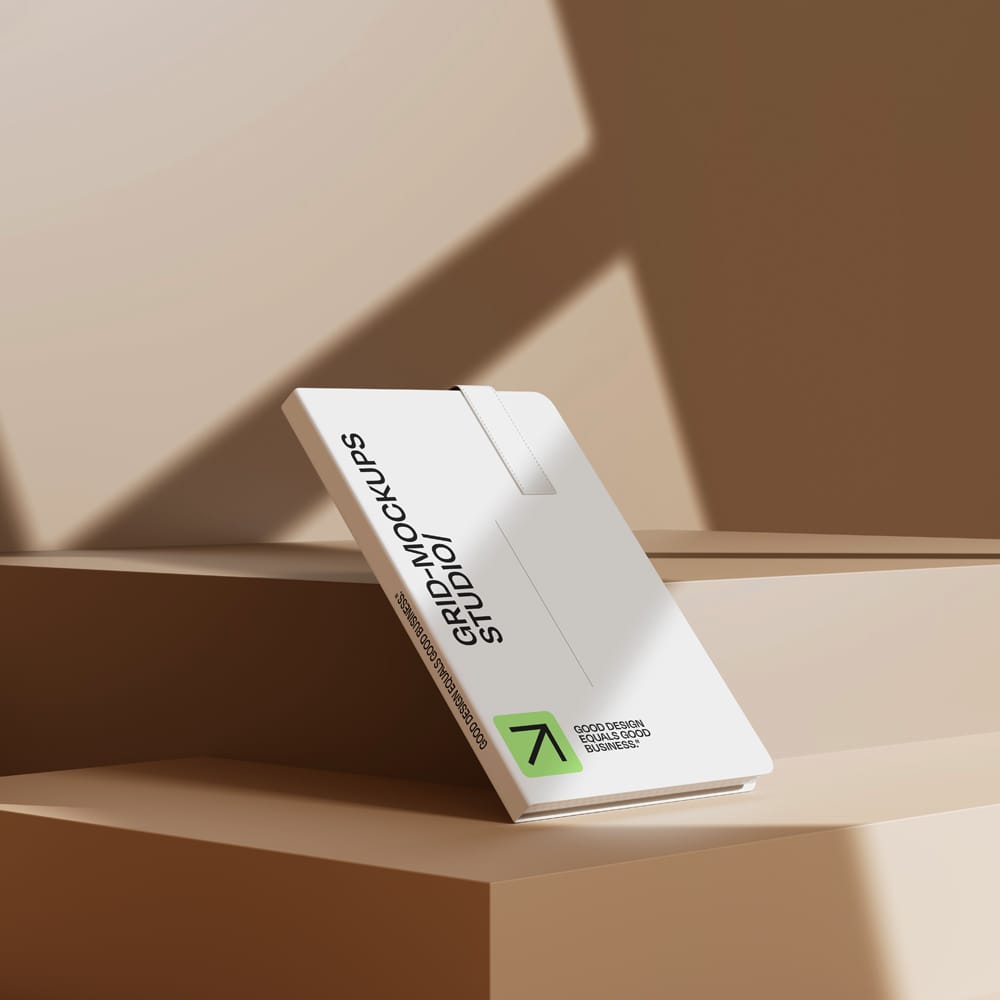 Free Notebook Mockup Template PSD