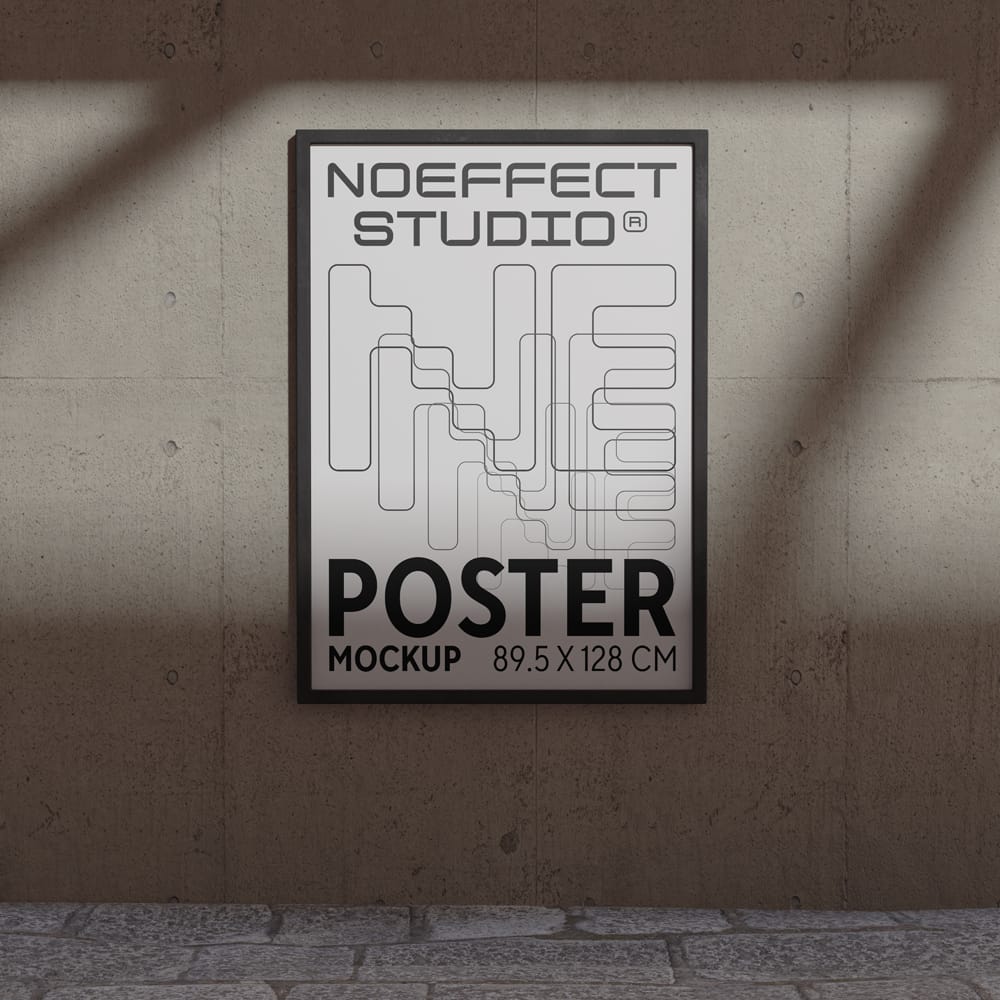 Free Outdoor Posters Mockup PSD