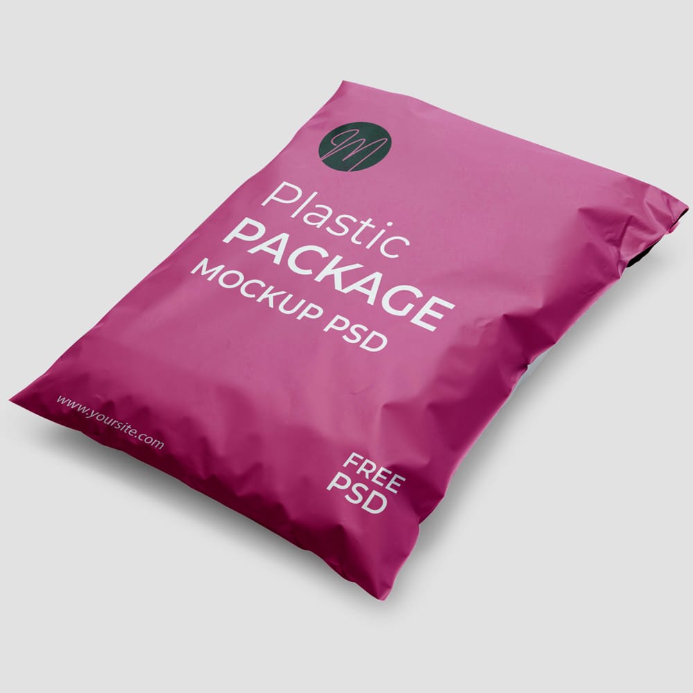 Free Plastic Package Mockup PSD