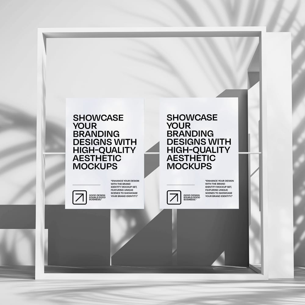 Free Posters Mockups PSD