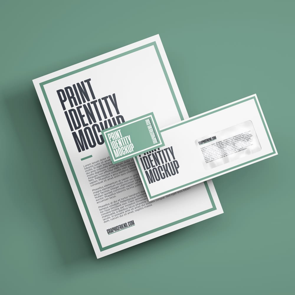 Free Print Identity Mockup PSD
