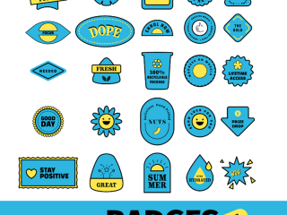 Free Set of Premium Vector Badges