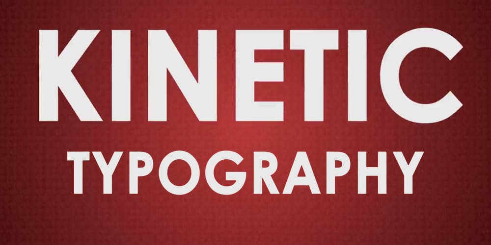 Free Simple Kinetic Typography Template