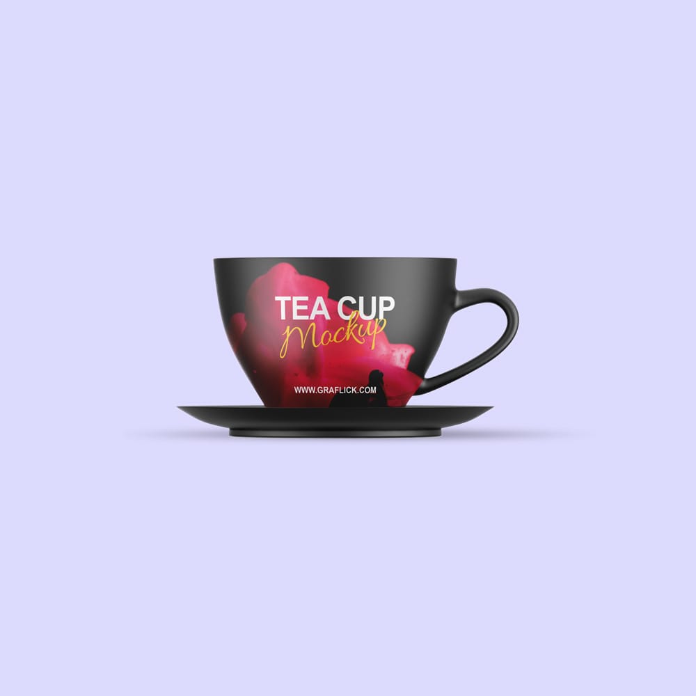 Free Tea Cup Mockup Template PSD