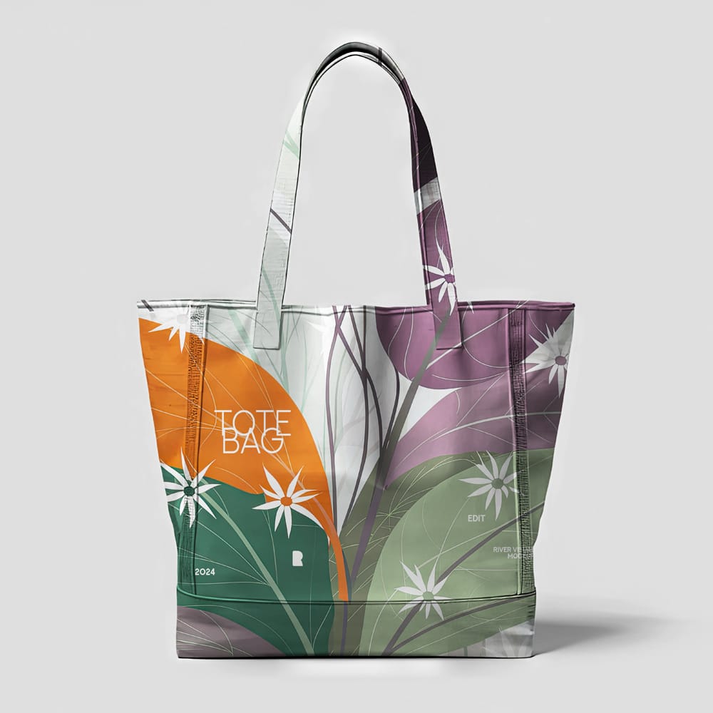 Free Tote Bag Mockup Design PSD