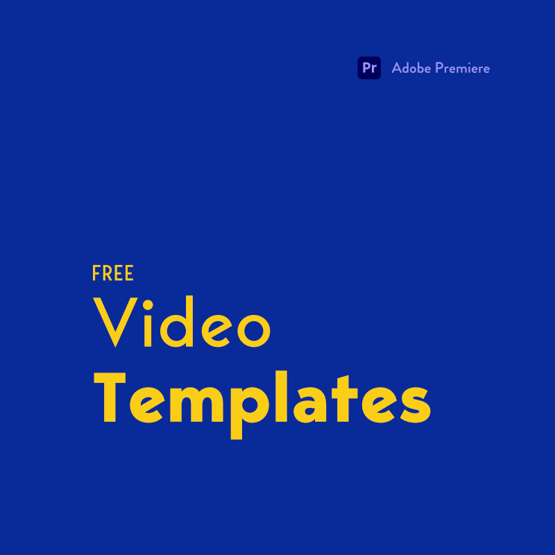 Free Video Templates for Premiere Pro