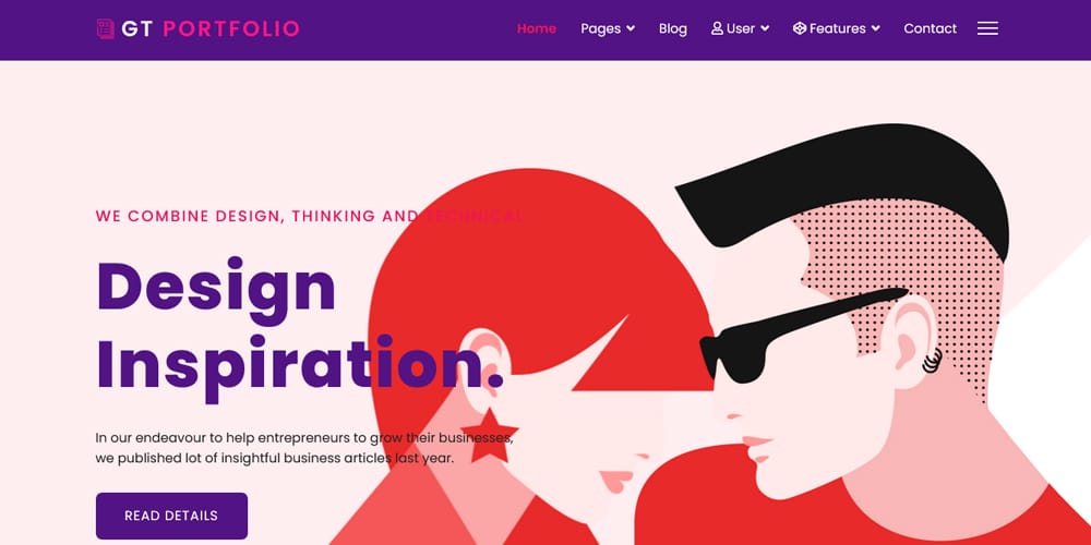 GT Portfolio Joomla Template