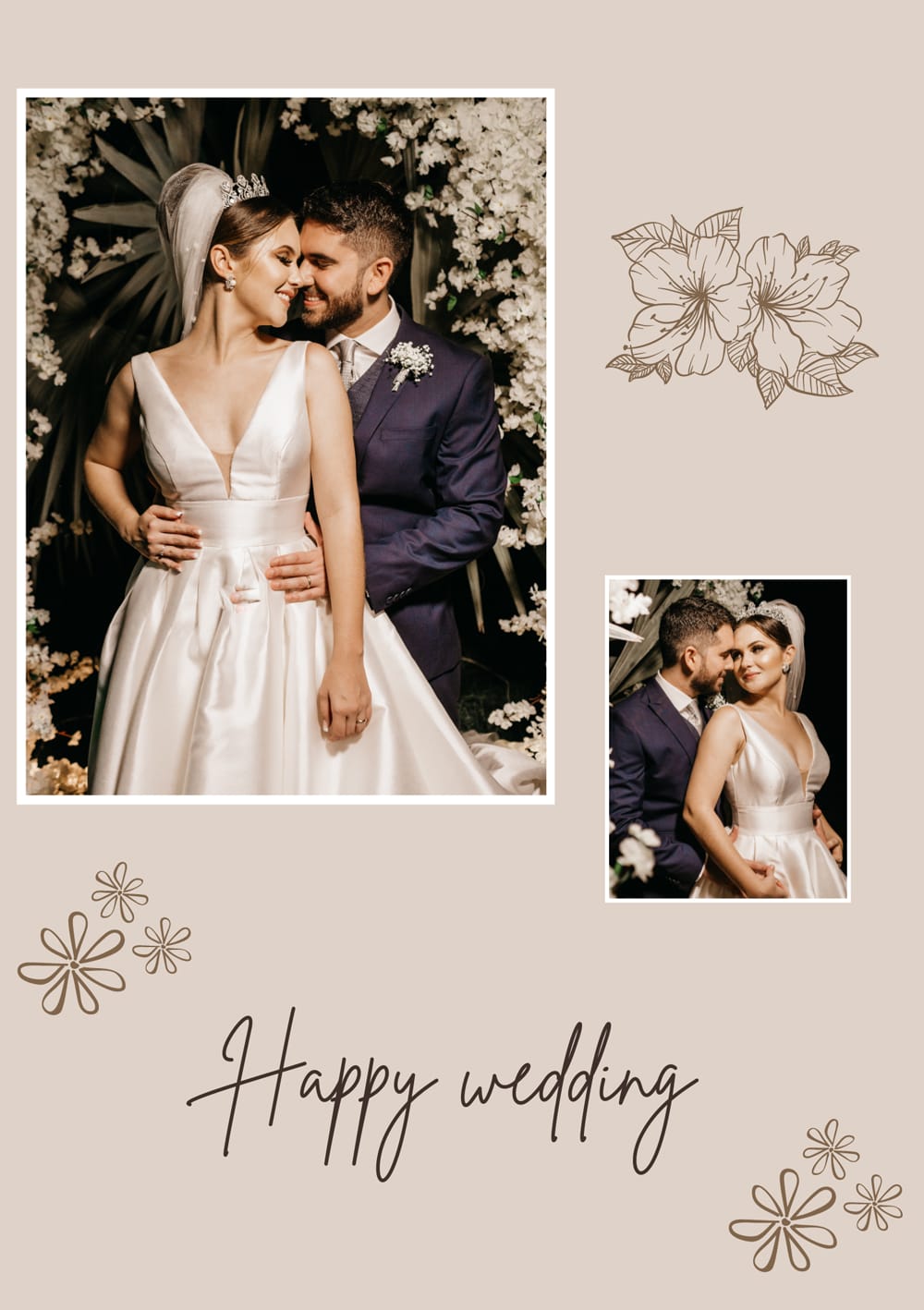 Happy Wedding Flyer Template