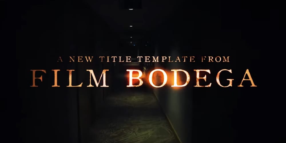 Horror Trailer Titles Premiere Pro Motion Graphics Template