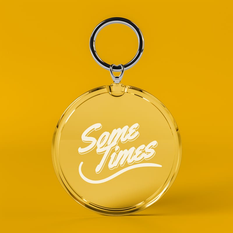 Key Ring Mockup PSD