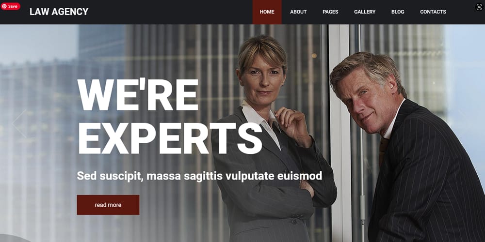 Law agency Joomla template