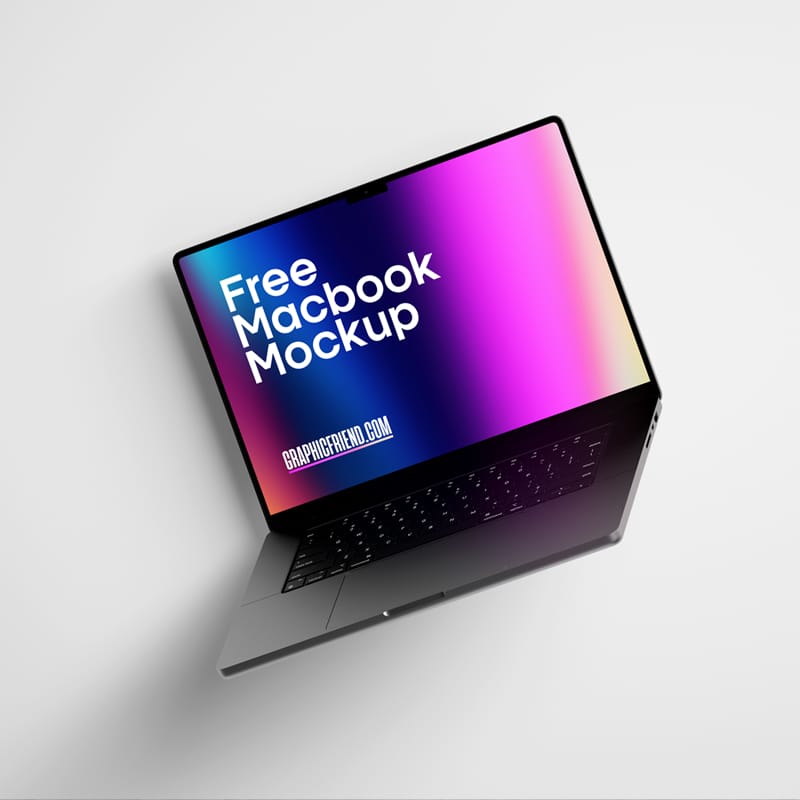 Macbook Mockup Design PSD