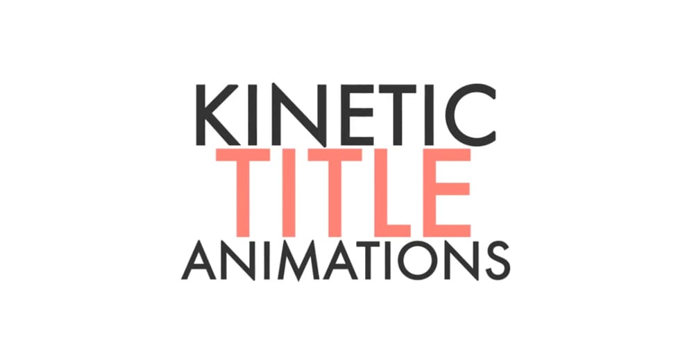 Middle Headline Title Premiere Pro Template