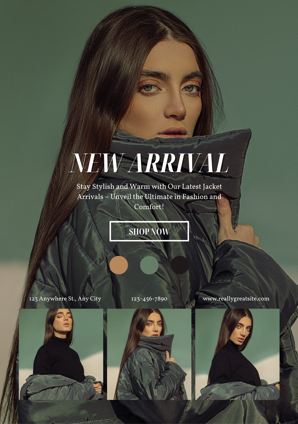 Modern New Arrival Fashion Flyer Template