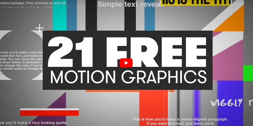 Motion Graphics Templates for Adobe Premiere Pro