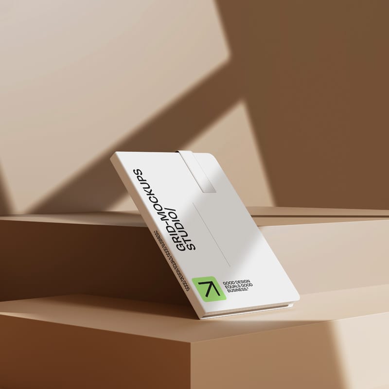 Notebook Mockup Template PSD