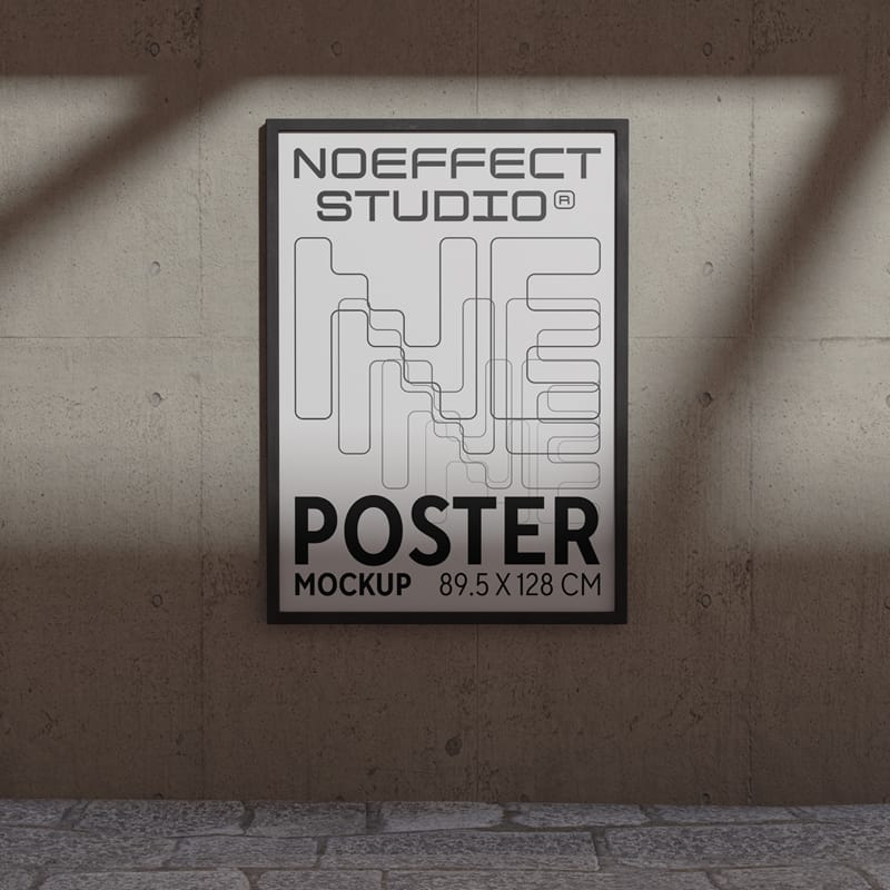 Outdoor Posters Mockup PSD