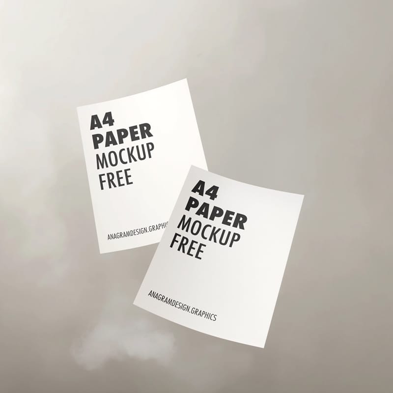 Paper A4 Mockup PSD