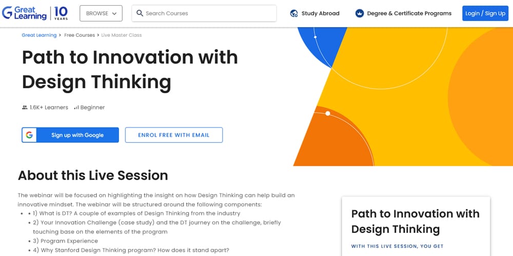 Path to Innovation with Design Thinking