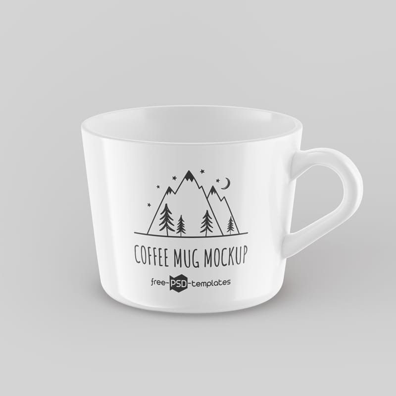 Simple Coffee Mug Mockup PSD