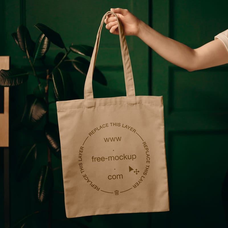 Tote Bag Mockup in PSD