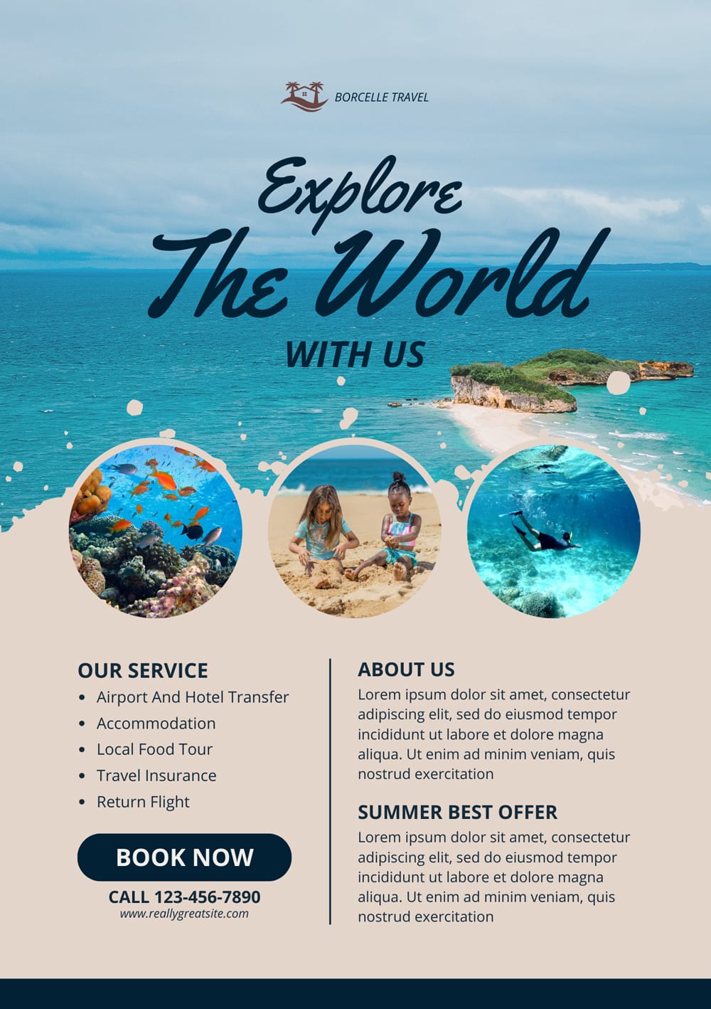 Travel Agent Flyer Template