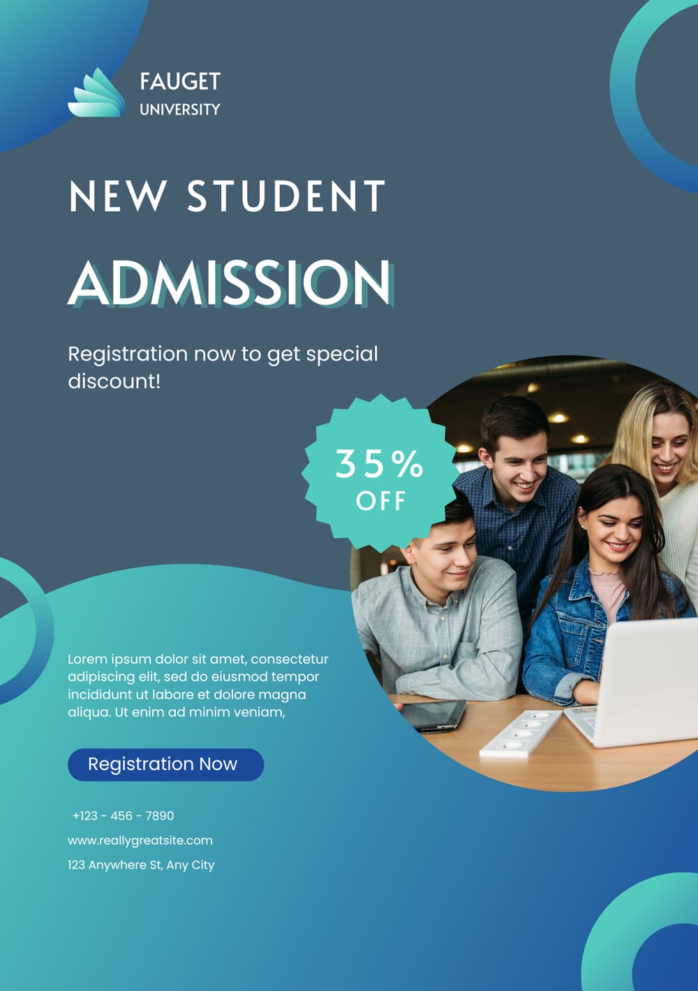 University Promotion Flyer Template