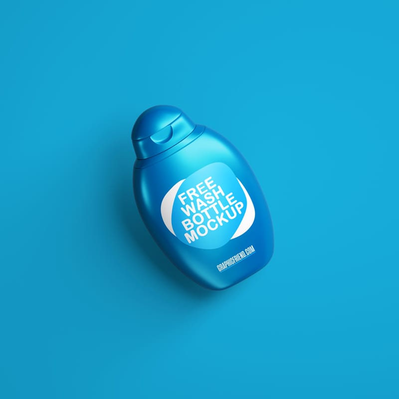 Wash Bottle Mockup PSD
