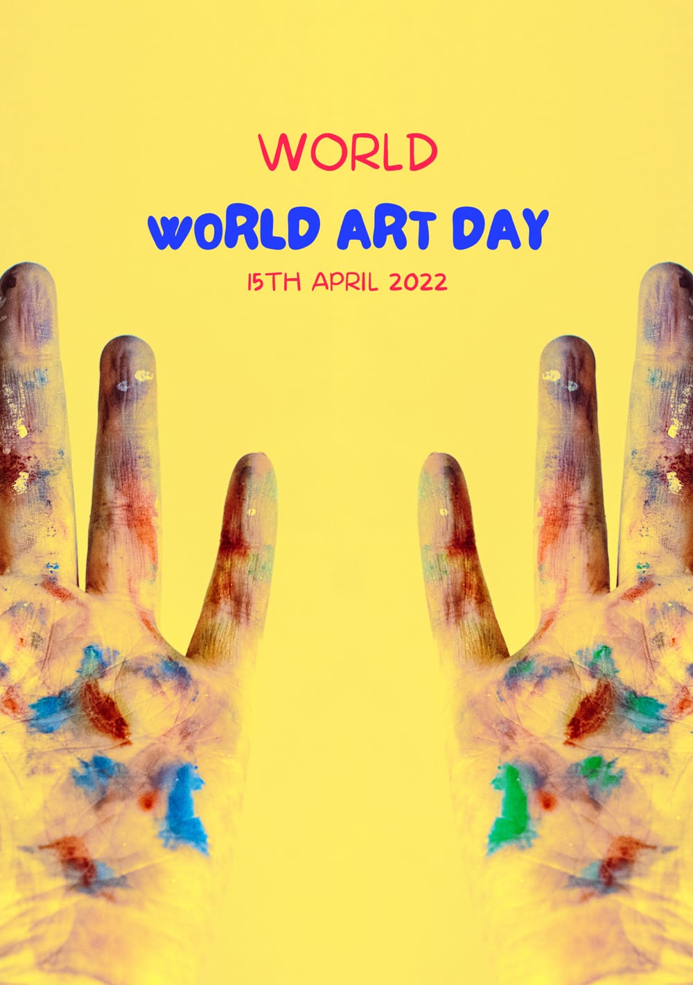 World Art Day Flyer Template