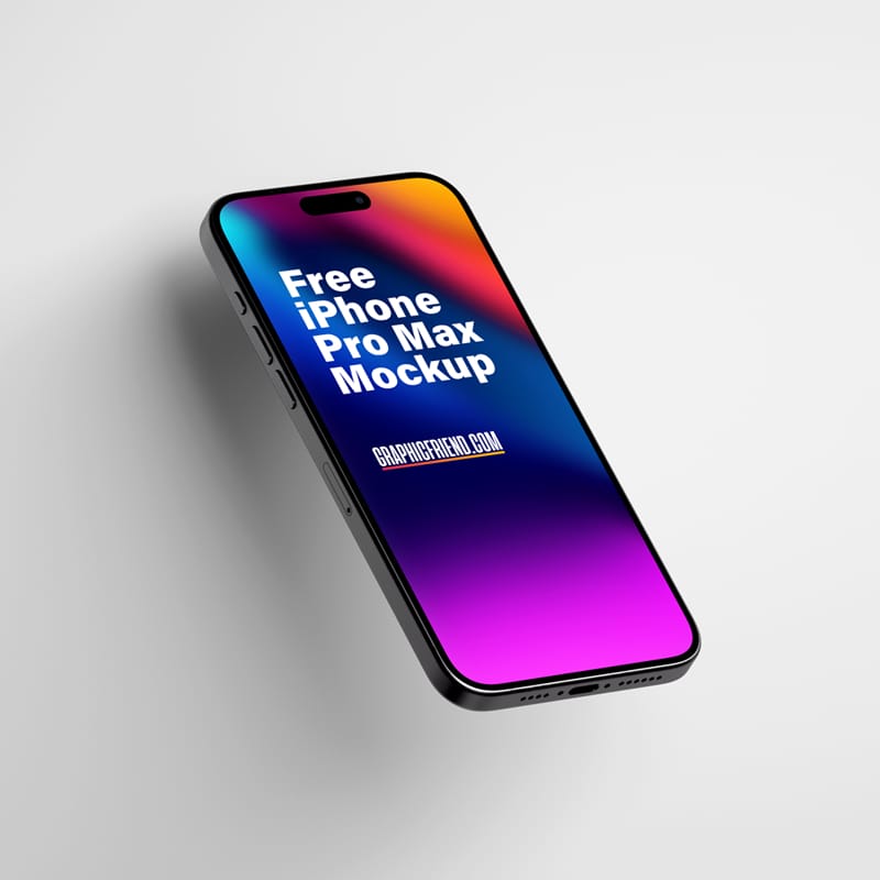 iPhone Pro Max Mockup PSD