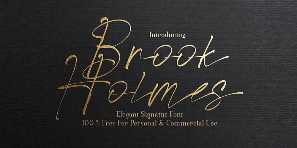 Brook Holmes Font