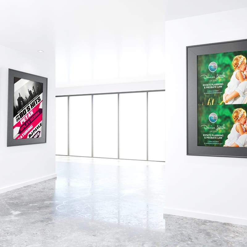 Corridor Banners Design Mockups PSD