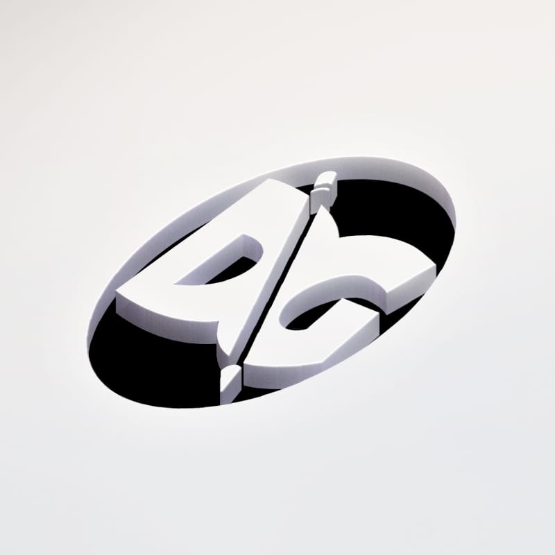 CutLine Logo Mockup PSD