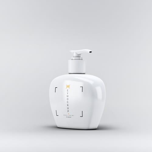 Dettol Spary Label Mockup PSD