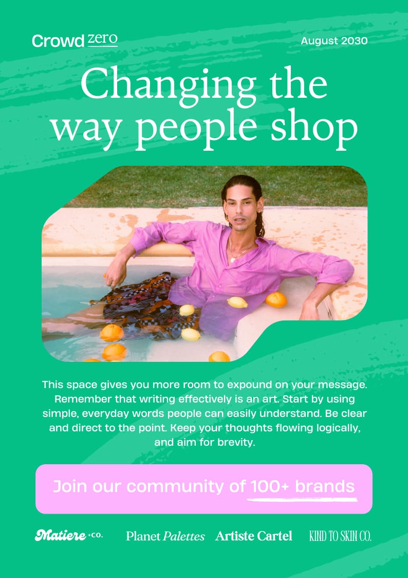 Email Newsletter Template